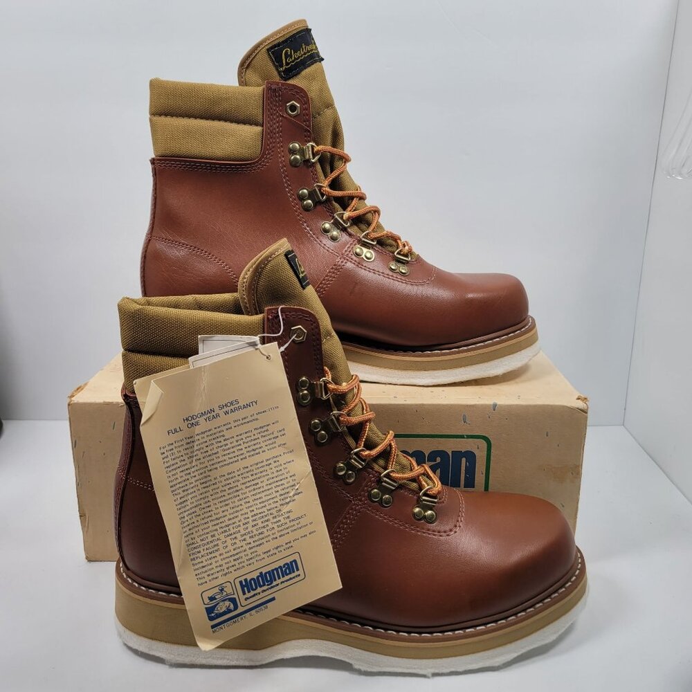 Hodgman Men's Lakestream Wading Brown Boots US Size 11W NWB